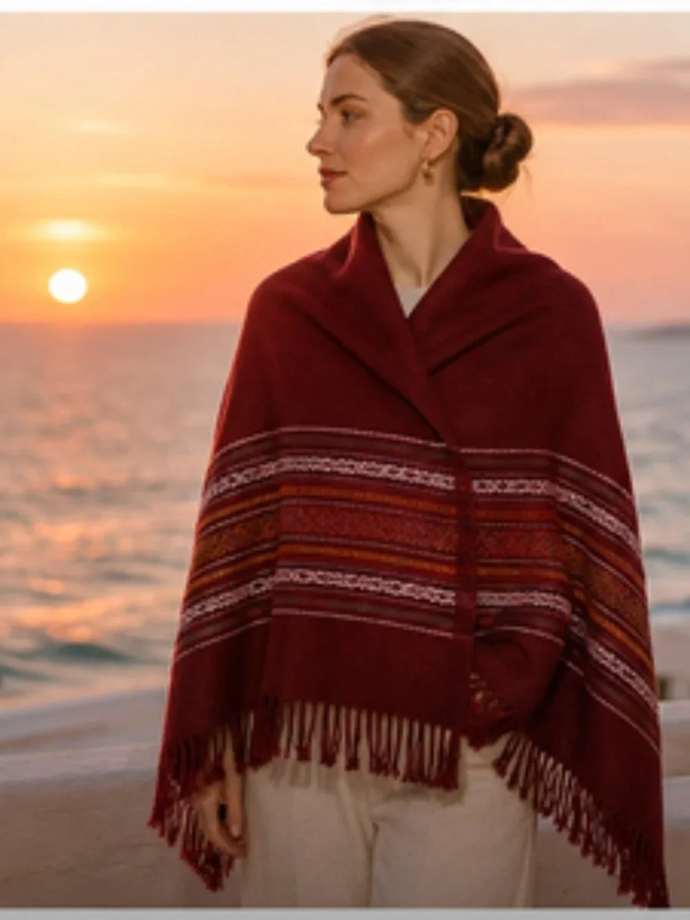 La Paloma De Tubac Ecuadorian Woven Shawl